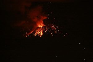 Aktywny wulkan Tungurahua, Ekwador (archiwum autorki)