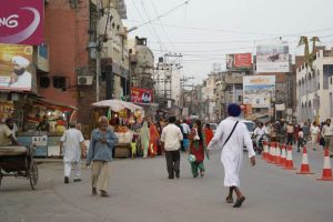 Jedna z ulic w Amritsarze, Indie (archiwum autorki)