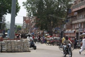 Ruch uliczny w Dżajpurze, Indie (archiwum autorki)