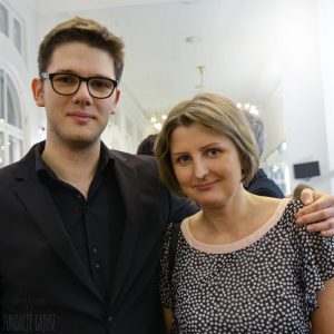 Tisa Żawrocka-Kwiatkowska z synem Gajuszem podczas uroczystości z okazji 18. urodzin Fundacji Gajusz (archiwum Fundacji Gajusz)