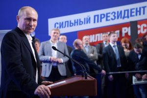 Putin wybrany na prezydenta Rosji. Według CKW uzyskał 76,67 proc. głosów