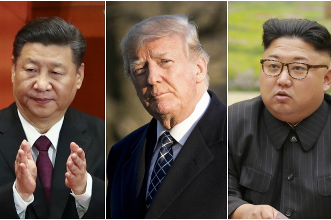 Chiński przywódca Xi Jinping (Lintao Zhang / Getty Images), prezydent Stanów Zjednoczonych Donald Trump (Samira Bouaou / The Epoch Times), lider Korei Północnej Kim Dzong Un (STR/AFP/Getty Images)