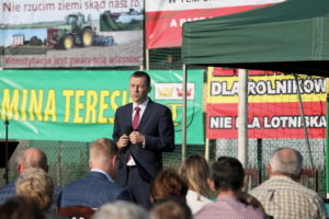 Mikołaj Wild: minister rolnictwa przedstawi spis miejsc do osiedlenia – dla mieszkańców z terenów pod budowę CPK
