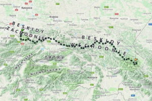 Główny Szlak Beskidzki to łącznie ok. 160 godzin ciągłego marszu oraz ponad 21 000 m w górę i niemal tyle samo w dół (<a href="https://mapa-turystyczna.pl/route/3mb?utm_source=external_web&amp;utm_medium=widget&amp;utm_campaign=route_widget">mapa-turystyczna.pl</a>)