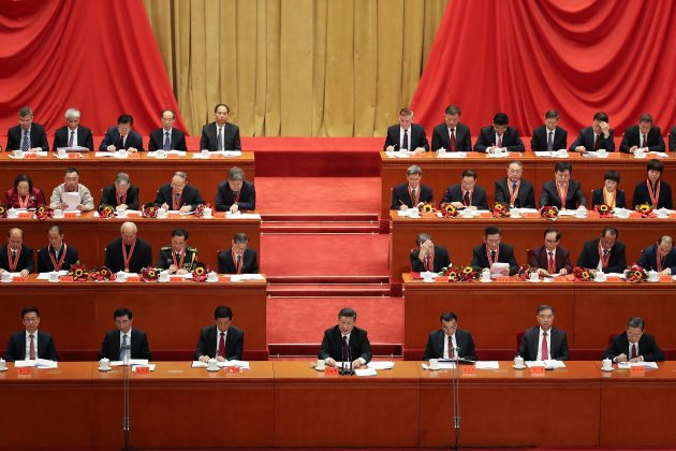Chiński przywódca Xi Jinping wygłasza przemówienie w 40. rocznicę „reform i otwarcia”, Wielka Hala Ludowa w Pekinie, 18.12.2018 r. (Andrea Verdelli / Getty Images)