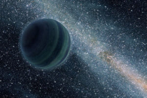  Artystyczna wizja samotnej planety wielkości Jowisza (<a href="http://www.nasa.gov/topics/universe/features/pia14093.html">NASA/JPL-Caltech</a> / <a href="https://commons.wikimedia.org/w/index.php?curid=16014558">domena publiczna</a>)
