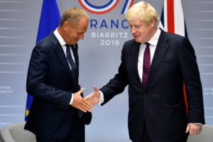 G7, źródło: Johnson powiedział Tuskowi, że Londyn opuści UE 31 października niezależnie od okoliczności