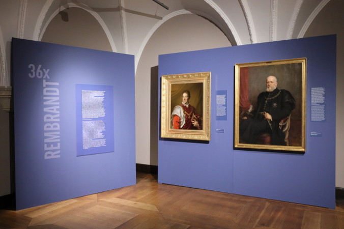 Wystawa „36 x Rembrandt” na Zamku Królewskim w Warszawie, 4.10.2019 r. (Paweł Supernak / PAP)