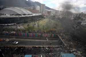Ekwador pogrąża się w chaosie, wprowadzono godzinę policyjną
