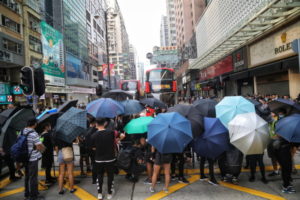 Ruch prodemokratyczny w Hongkongu zmienia taktykę – akcje w kilku miejscach