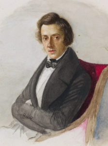 Portret Fryderyka Chopina pędzla Marii Wodzińskiej (Maria Wodzińska – wydarzenia.o.pl / <a href="https://commons.wikimedia.org/w/index.php?curid=10884233">domena publiczna</a>)