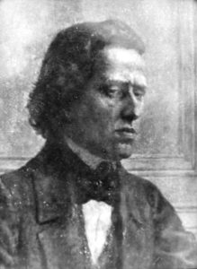 Dagerotypowy obraz Fryderyka Chopina. Uważany jest za drugi potwierdzony fotograficzny obraz Chopina, Institut Polonais Paris<br /> (<a href="https://www.cbc.ca/news/entertainment/chopin-photo-found-1.3944430">Louis-Auguste Bisson w 1847</a> / <a href="https://commons.wikimedia.org/w/index.php?curid=81583194">domena publiczna</a>)