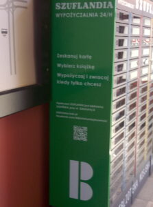 Obsługa urządzenia jest prosta, a w razie wątpliwości można zadzwonić do pracowników Biblioteki Gdańska. Na zdjęciu łódzka Szuflandia (Agnieszka Iwaszkiewicz / The Epoch Times)