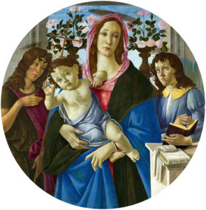 Sandro Botticelli, „Madonna z Dzieciątkiem” (<a href="https://pl.wikipedia.org/wiki/Sandro_Botticelli">Sandro Botticelli</a> / <a href="https://commons.wikimedia.org/w/index.php?curid=1345396 ">domena publiczna</a>)