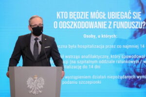 Minister zdrowia Adam Niedzielski podczas konferencji prasowej w Ministerstwie Zdrowia w Warszawie, 12.01.2021 r. (Paweł Supernak / PAP)