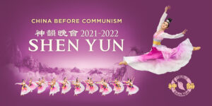 Baner <a href="https://www.theepochtimes.com/t-shen-yun">Shen Yun</a> Performing Arts na lata 2021-2022 (dzięki uprzejmości Shen Yun Performing Arts)