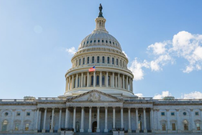 Budynek Kapitolu Stanów Zjednoczonych w Waszyngtonie, 28.02.2023 r. (Madalina Vasiliu / The Epoch Times)
