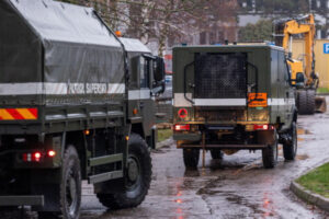 Saperzy wywieźli dwa niewybuchy znalezione w Szczecinie na poligon w Drawsku