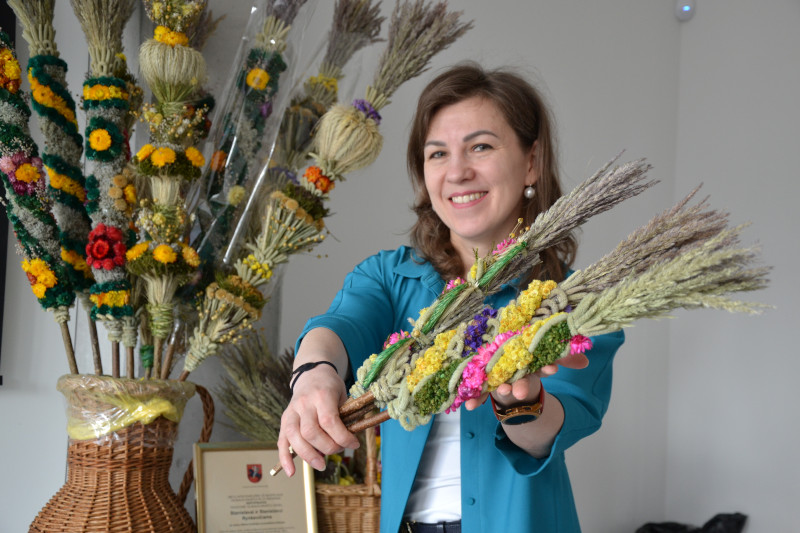 Polka z Wileńszczyzny Renata Rynkiewicz, palmiarka w 5. pokoleniu, opowiada o kultywowaniu rodzinnej tradycji