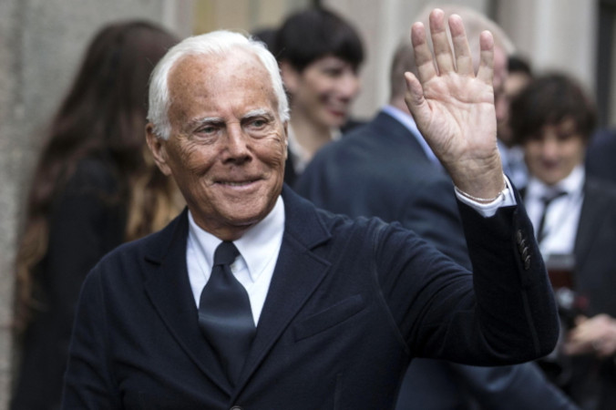 Włochy oddają hołd światowej sławy projektantowi Giorgio Armaniemu