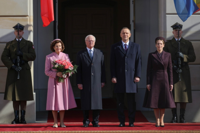 Pierwszy dzień wizyty szwedzkiej pary królewskiej w Polsce: Rozmowy o bezpieczeństwie, współpracy gospodarczej i kulturze