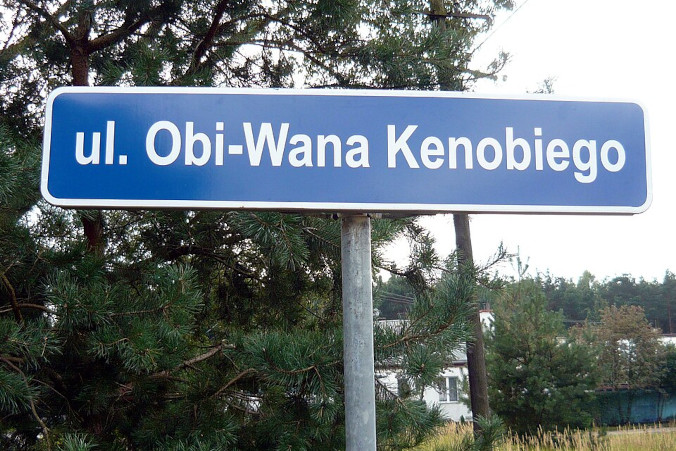 Pod Toruniem od 22 lat istnieje ulica Obi-Wana Kenobiego