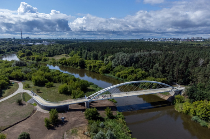Otwarto nową przeprawę pieszo-rowerową przez Wartę