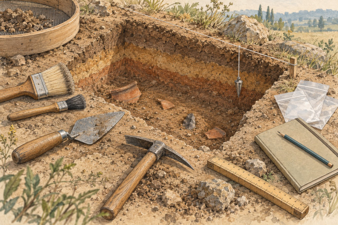 Monetę sprzed 2,3 tys. lat i domostwo typu biskupińskiego odkryli archeolodzy na Mazowszu